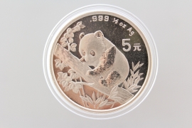 5 YUAN - 1/2 OZ. PANDA 1995 (CHINA) 