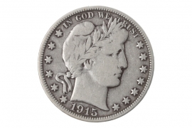 1/2 DOLLAR 1915 - BARBER (USA)