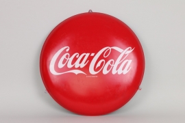 Coca-Cola Werbe-Blechschild, 70er Jahre