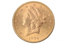 20 DOLLARS 1904 S - CORONET HEAD 