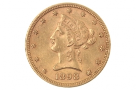 10 DOLLARS 1898 - CORONET HEAD 