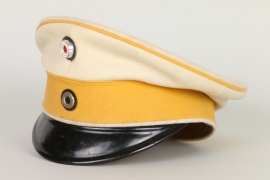 Schirmmütze für einen Offizier im  Kürassier-Regiment 7