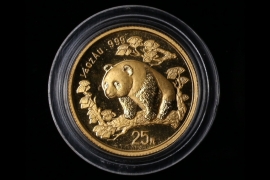 CHINA 25 YUAN 1997 - 1/4 OZ. GOLD PANDA