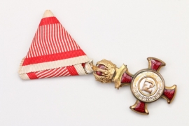 Österreich - Goldenes Verdienstkreuz 1849 mit Krone