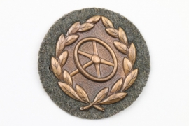 Heer driver's badge in bronze