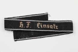 Unknown Waffen-SS cuffband "H.F. Einsatz"