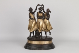 Bronzegruppe "Drei Grazien", 2. Hälfte 20. Jh.