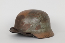 Wehrmacht M40 camo helmet ET66