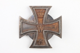 1914 Iron Cross 1st Class on screw-back - Werner