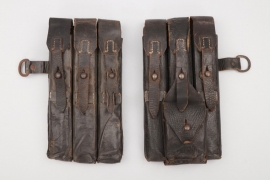 Wehrmacht MP38/40 leather ammunition pouches