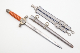 Bulgaria - Army officer's dagger with hangers