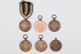 6 + Prussian 1813 1814 1815 War Commemorative Medals