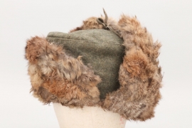 J. Hackl - Waffen-SS winter fur cap