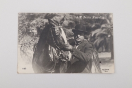 Benito Mussolini - early postcard