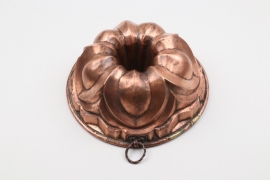 Backform aus Kupfer, süddeutsch um 1800