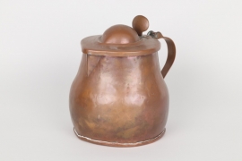 Milchkanne aus Kupfer, süddeutsch, datiert 1854