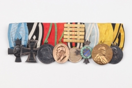 Imperial Germany - 8-place medal bar