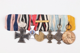 Imperial Germany - 1870 Iron Cross recipient medal bar