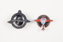 Third Reich 2 membership badges - unknown