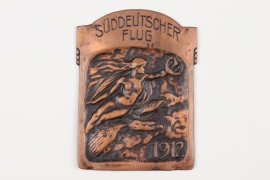 Imperial Germany - 1912 "Süddeutscher Flug" plaque