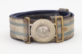 Bavaria - officer's brocade belt & buckle