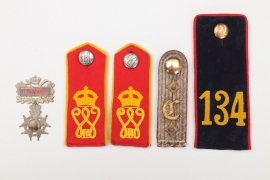 Imperial Germany - lot of shoulder boards & badge
