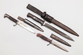 Wehrmacht lot of trench knives & bayonet