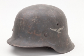 Luftwaffe M42 single decal helmet - ET68
