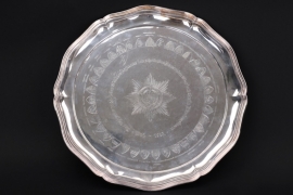 Important 3.Garde Ulanen-Regiment silver plate