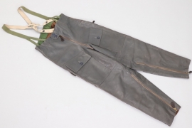 Luftwaffe pilot's leather flight trousers