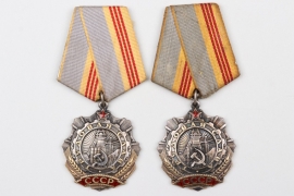Soviet Union - two Order of Labor Glory