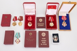 8 + Bulgarian medals in case