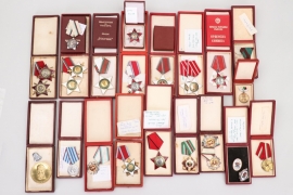 Bulgaria - lot of medals with case