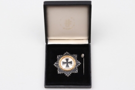 1957 German Cross in gold in case & miniature - S&L