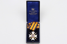 Schwarzburg-Sondershausen - Cased Honour Cross 3rd Class with swords
