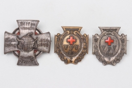 3+ WW1 patriotic badges