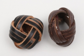 Pair of leather woggles