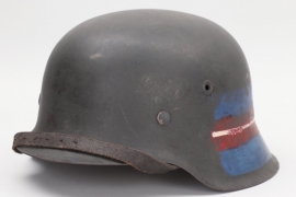 Wehrmacht M42 helmet "Danish Resistance"