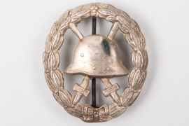 WWI Wound Badge in silver - cut-out