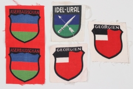 5 + Wehrmacht volunteers sleeve badges