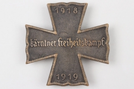 Erinnerungskreuz an den Kärntner Freiheitskampf 1918-1919