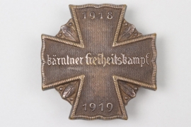 Erinnerungskreuz an den Kärntner Freiheitskampf 1918-1919