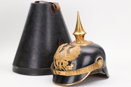 Prussia - M1886 reserve officer's spike helmet in box