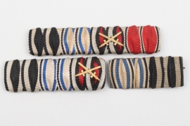 3 + Imperial Germany/Third Reich ribbon bars