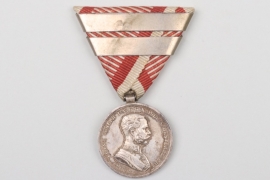 Austria-Hungary - Medal for Bravery in silver with clasps