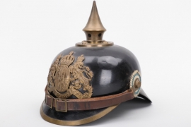 Bavaria - M1915 "Ersatz" tin spike helmet - Bing A.G.