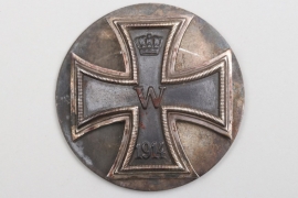 Hptm. Weber (Stalingrad) - 1914 Iron Cross 1st class - Screwback