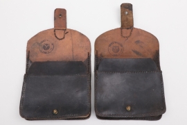 France - Gendarmerie leather pouches
