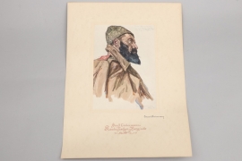 Ernst Liebermann "Kaukasischer Bergjude" art print