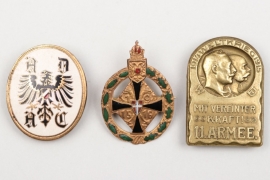 3 + Imperial Germany - Austria -  badges